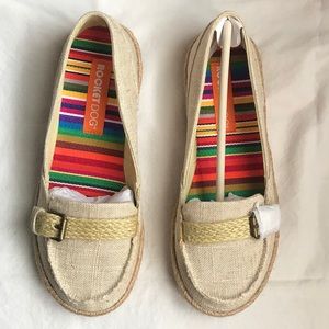 Linen flats/loafers